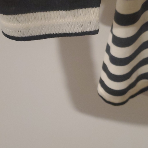 Grey and Cream Striped Cardigan - Picture 4 of 4